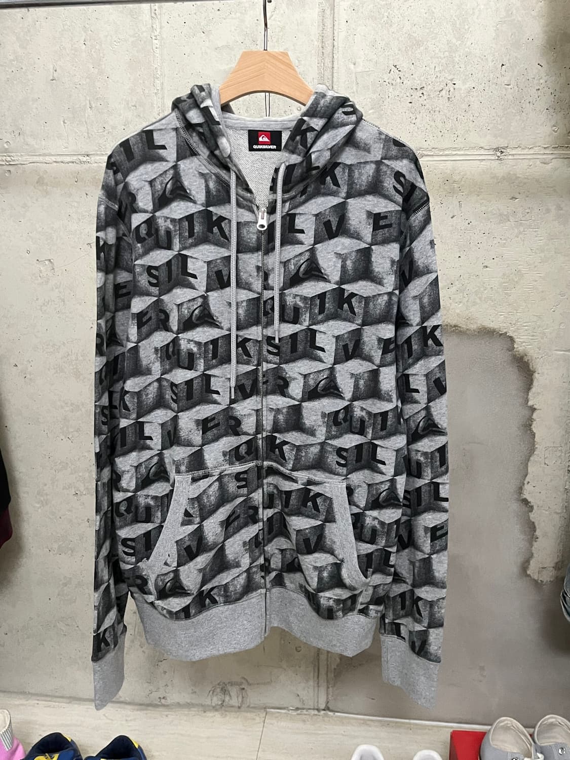 QUIK SILVER HOOD ZIP-UP (M) 상품이미지1