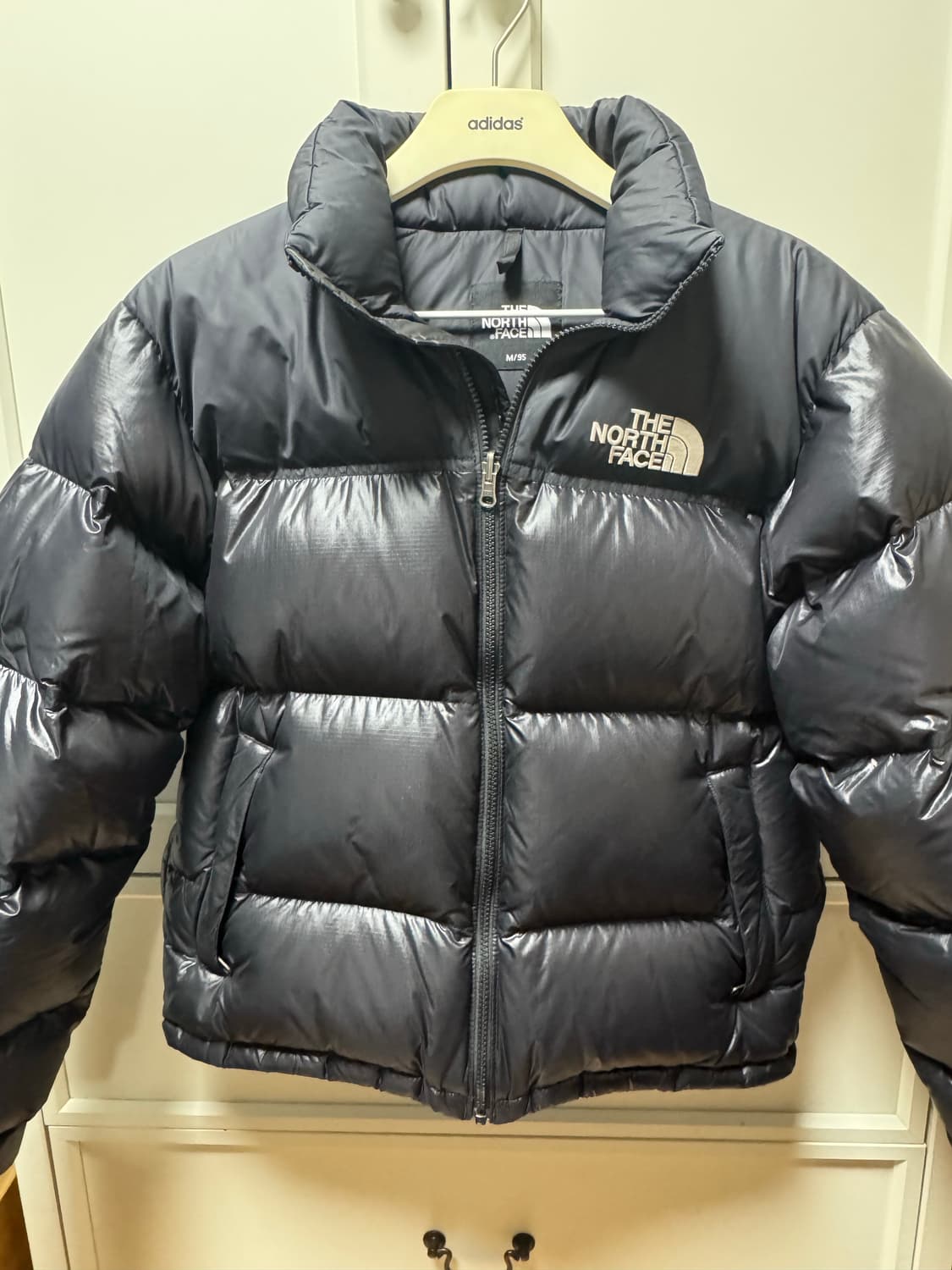 노스페이스 1996 에코 눕시 패딩 블랙 유광 m (드라이 완료) 상품이미지1