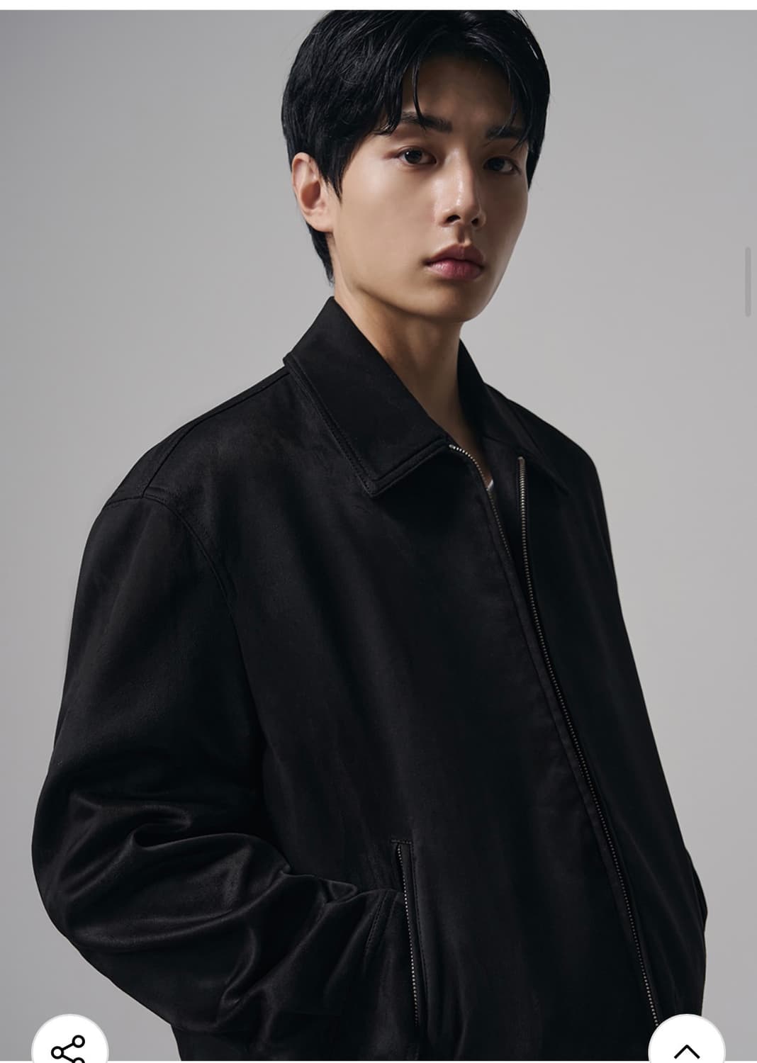 (새상품)(XL) 드로우핏 리에디션 스웨이드 자켓 [BLACK] 상품이미지5