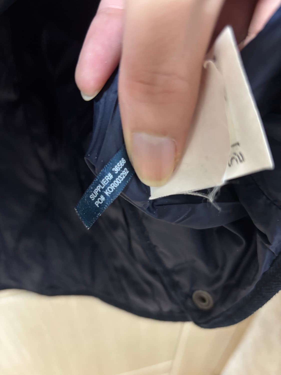 폴로 랄프로렌 네이비 퀼팅 자켓 XXL 상품이미지10