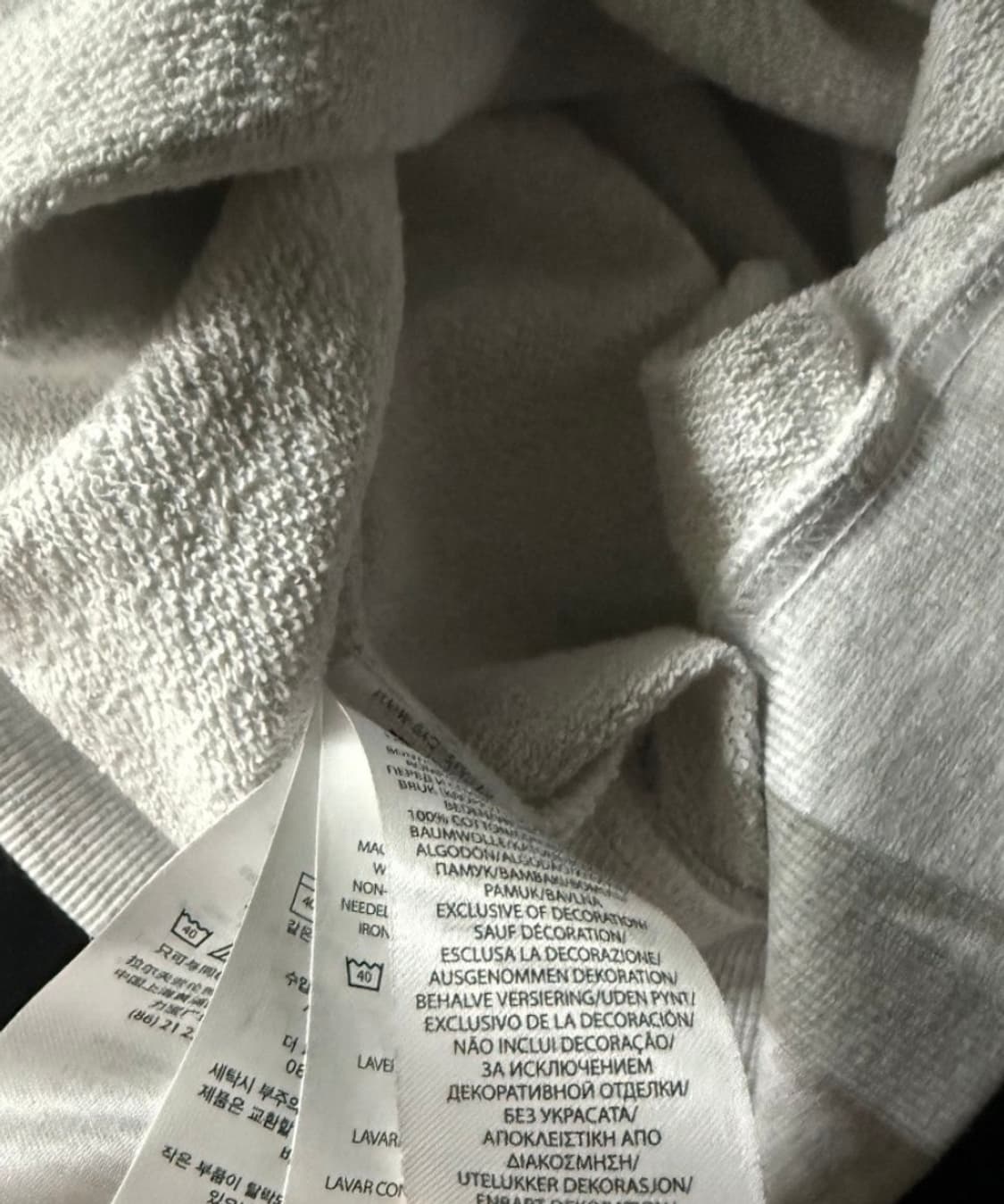 폴로 맨투맨 S 공용 95 (새상품) 상품이미지5