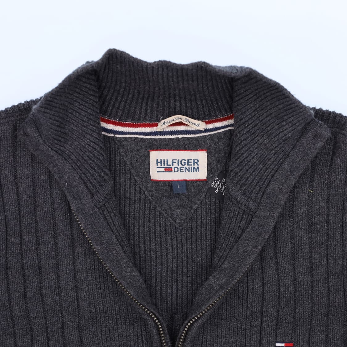 L 타미힐피거 니트 집업 0413M 상품이미지4