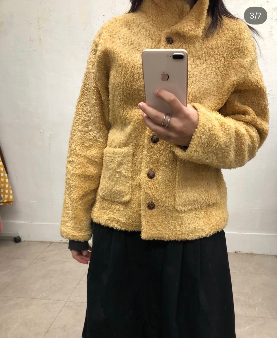 빈티지 부클 자켓 상품이미지3