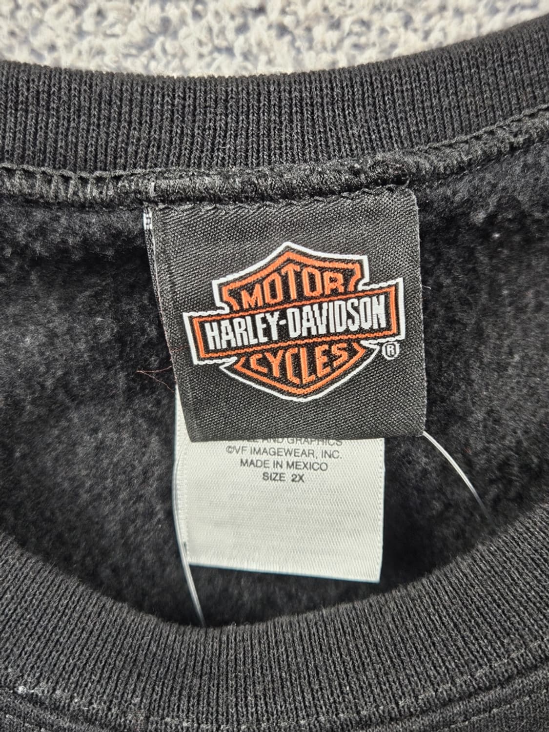 할리데이비슨 썬더 드로잉 커스텀 맨투맨 스웻 셔츠 (2XL) / 9294 상품이미지9