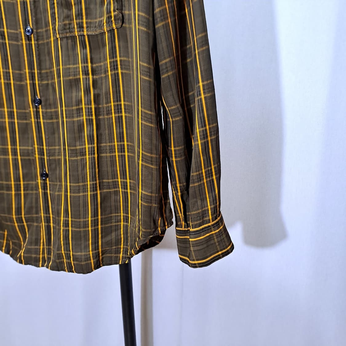 (택포) 타임옴므 20ss 레이온 체크 셔츠 100 B763 상품이미지4