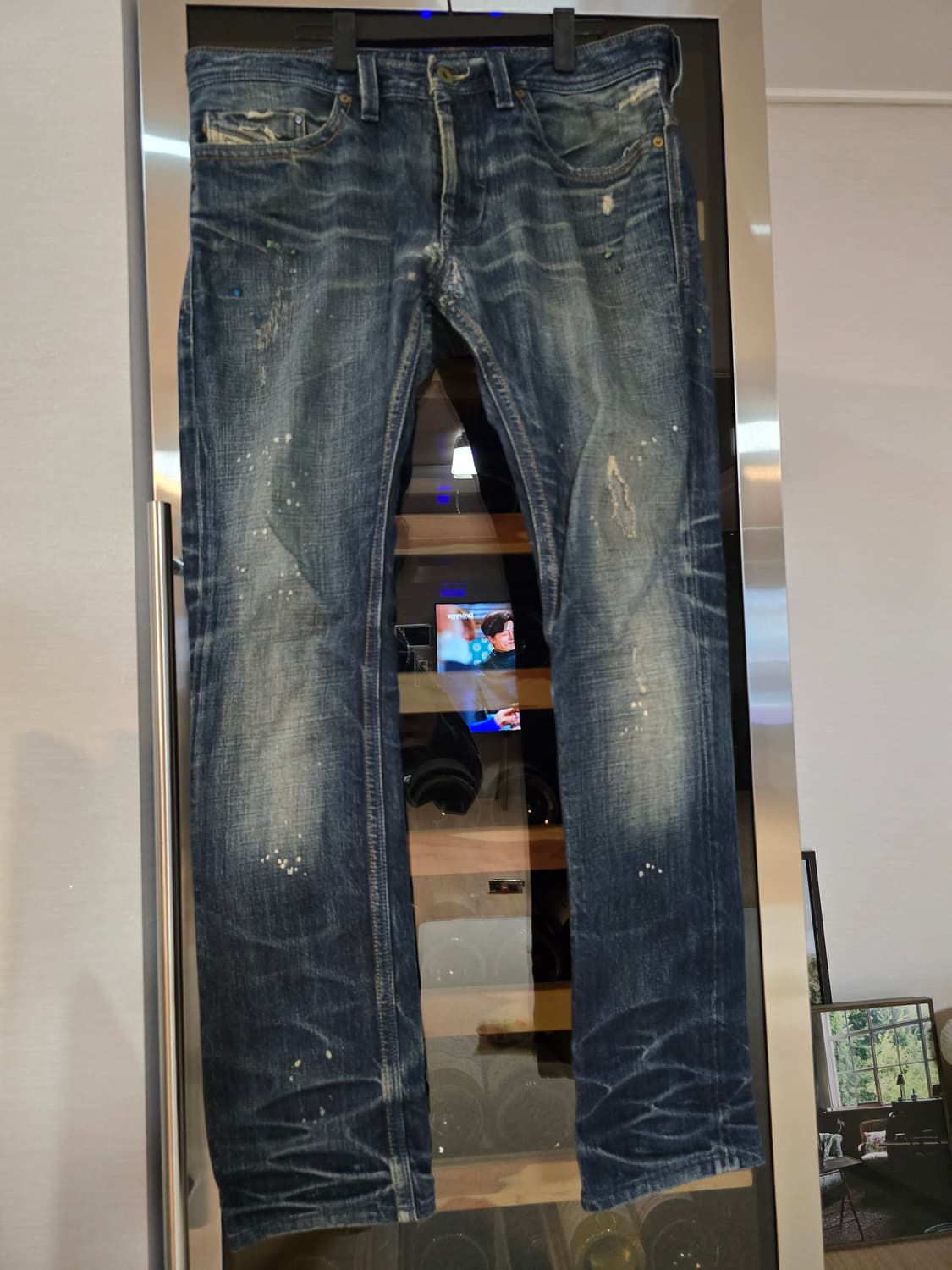 디젤 워싱 데님진 32사이즈입니다. 상품이미지1