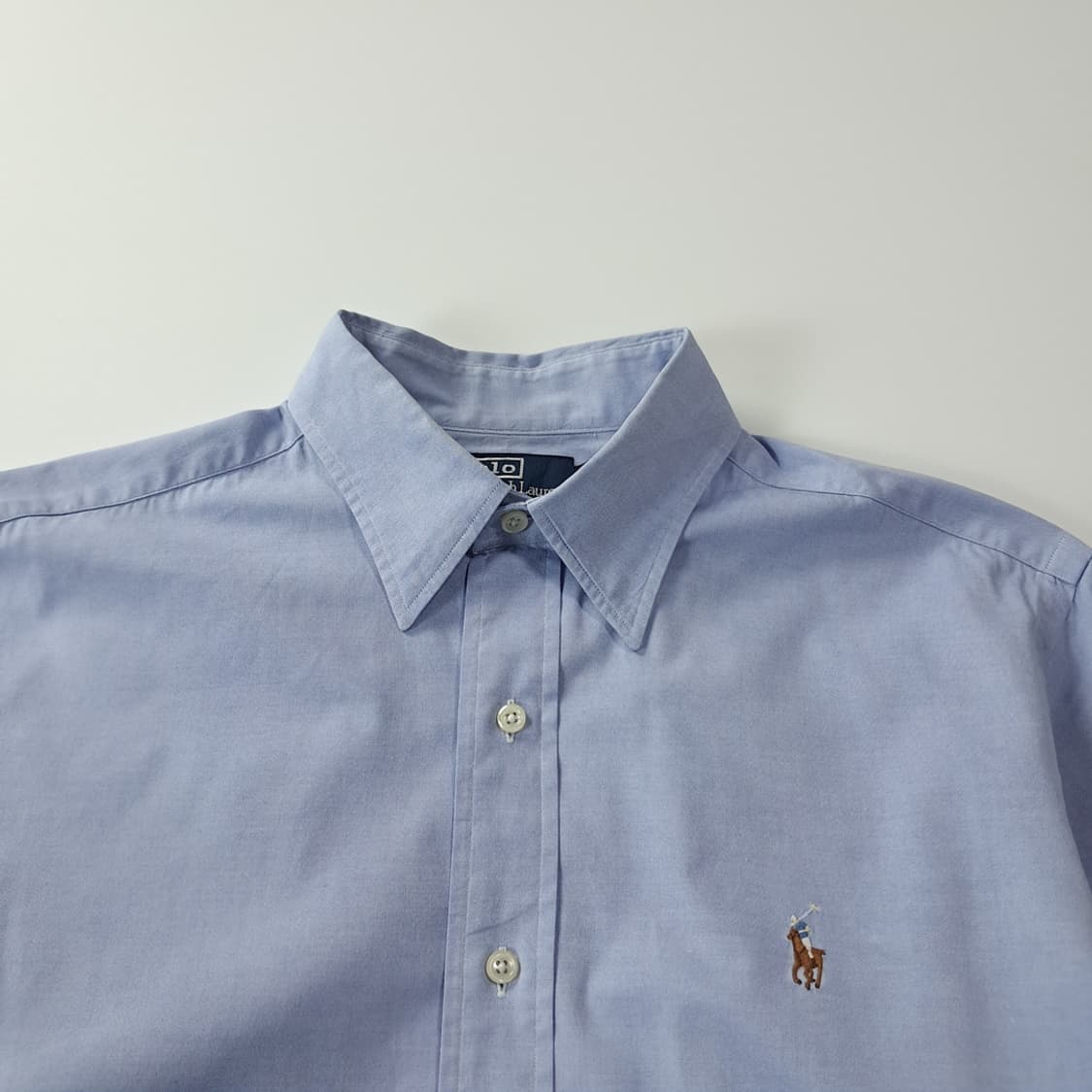 CK264 L 폴로 90s 멀티포니 클래식블루 셔츠 남방 상품이미지2