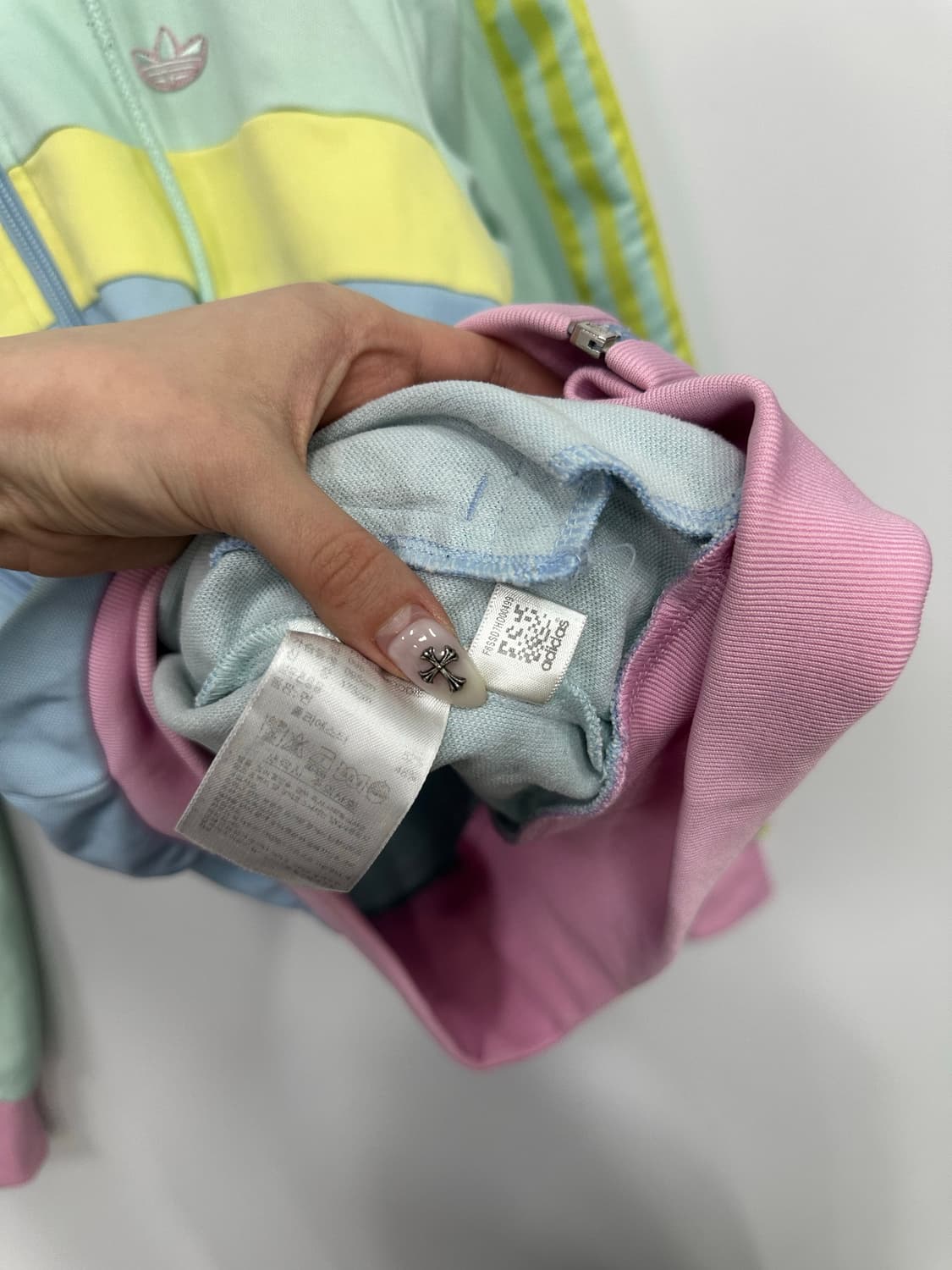 아디다스 파스텔 코튼캔디 후디져지 상품이미지4