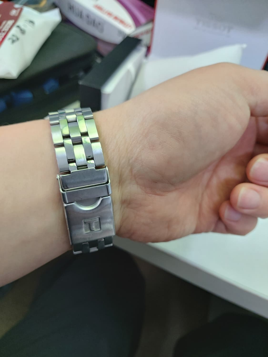 티쏘 메탈 시계 풀박스 판매 상품이미지6