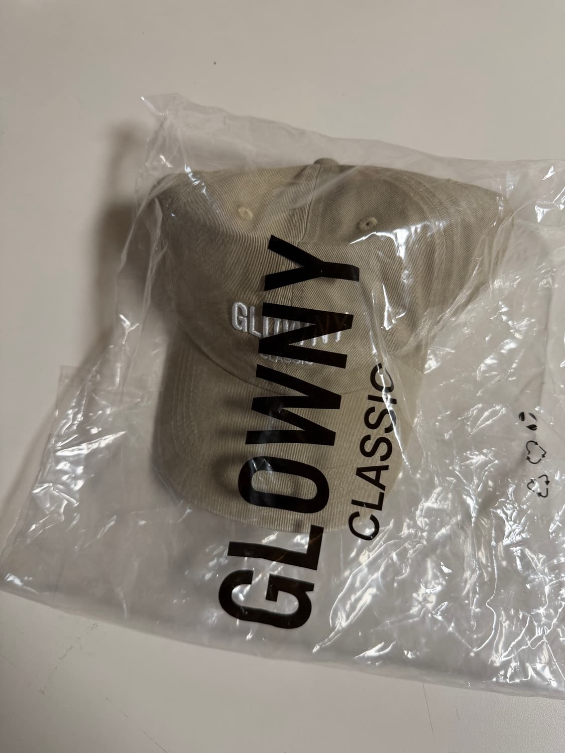 글로니(Glowny) G CAP 지 캡 모자 볼캡 베이지 상품이미지3