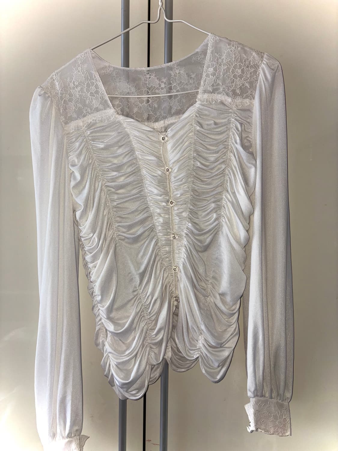 달천 오네갸루 러블리 히메갸루 공겜여주 긱시크 페어리 블라우스 상품이미지1