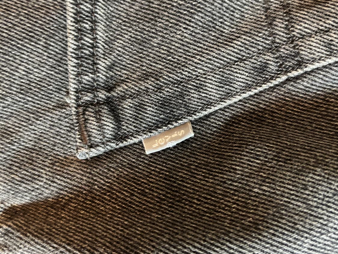 리바이스 실버탭 루즈핏 30사이즈 흑청 데님 상품이미지3