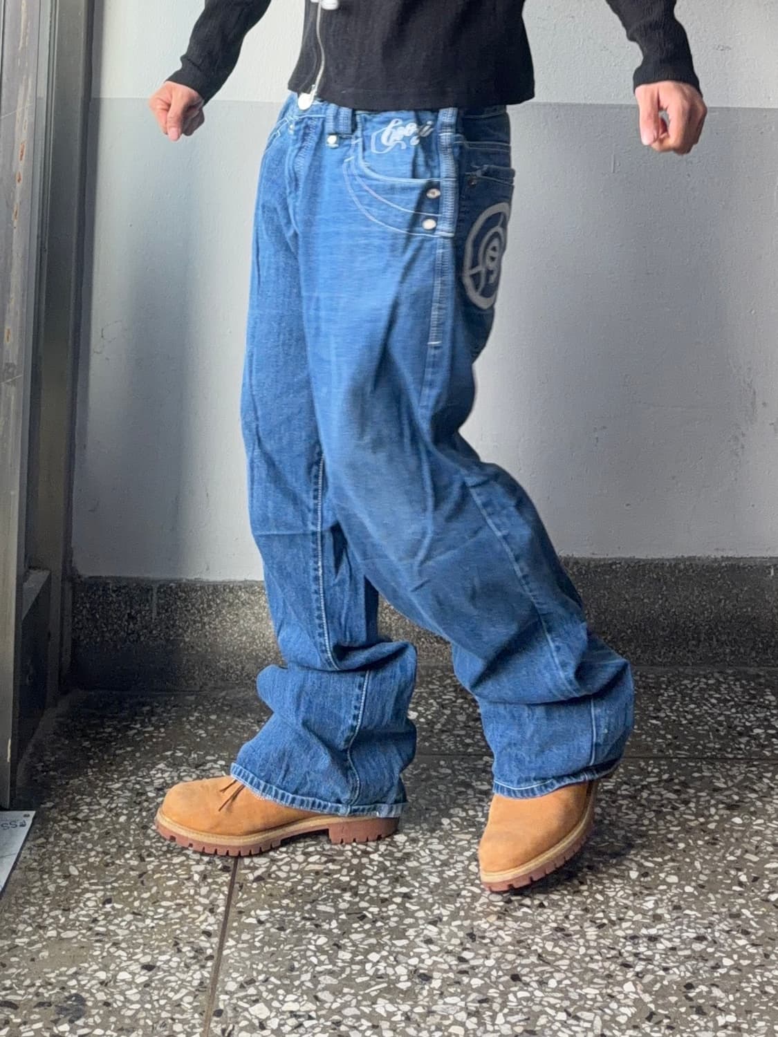 COOGI 자수 데님 팬츠 상품이미지2