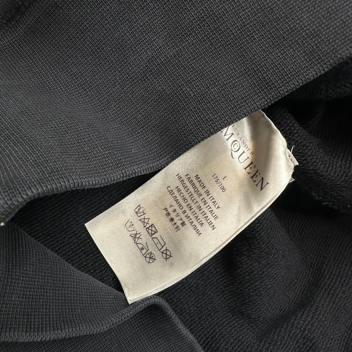 알렉산더 맥퀸 스컬자수로고 맨투맨 상품이미지5