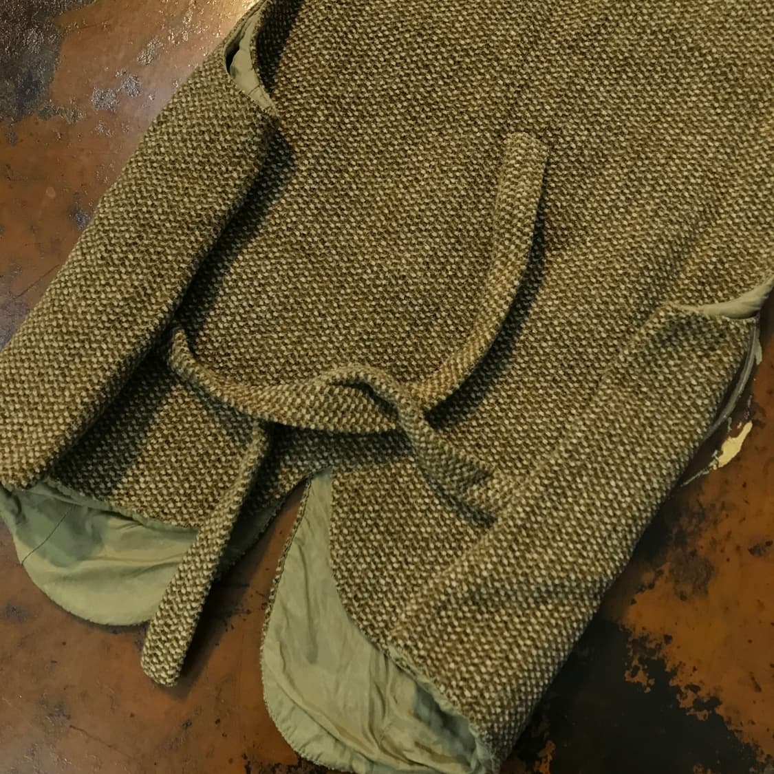 Italy Vtg 이탈리아 빈티지 베이지 니트 버튼 베스트 여성 55 상품이미지6