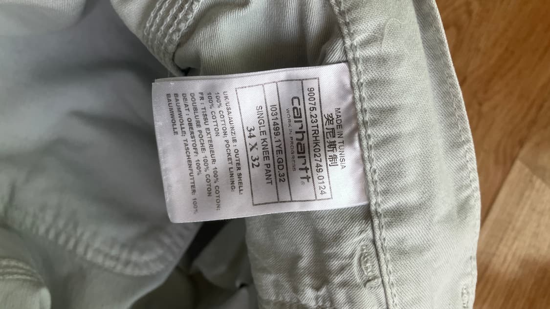 Carhartt Single Knee Pants  상품이미지5