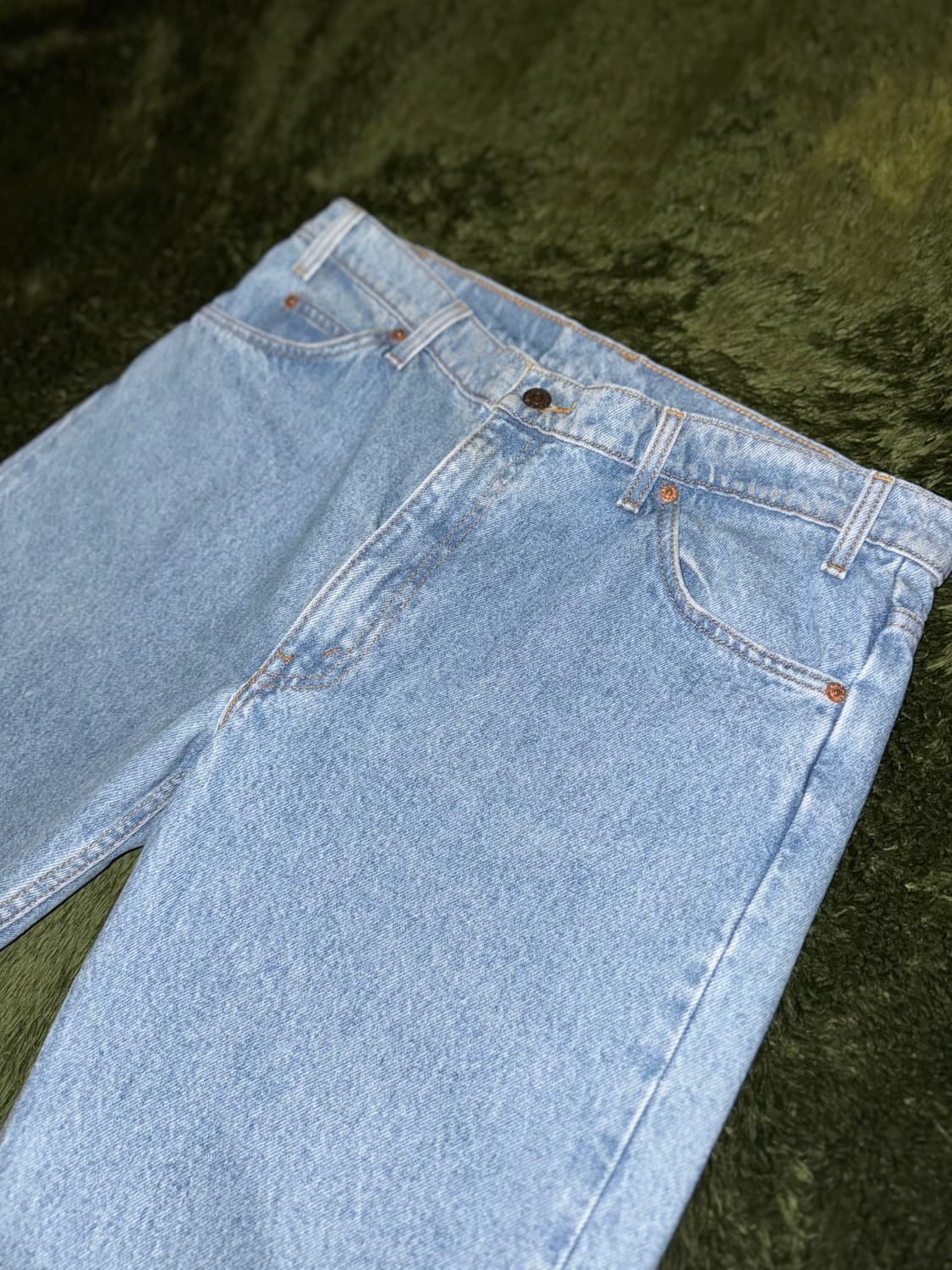 [36X30] 90s 리바이스 505 오렌지탭 데님 팬츠 인디고 상품이미지2