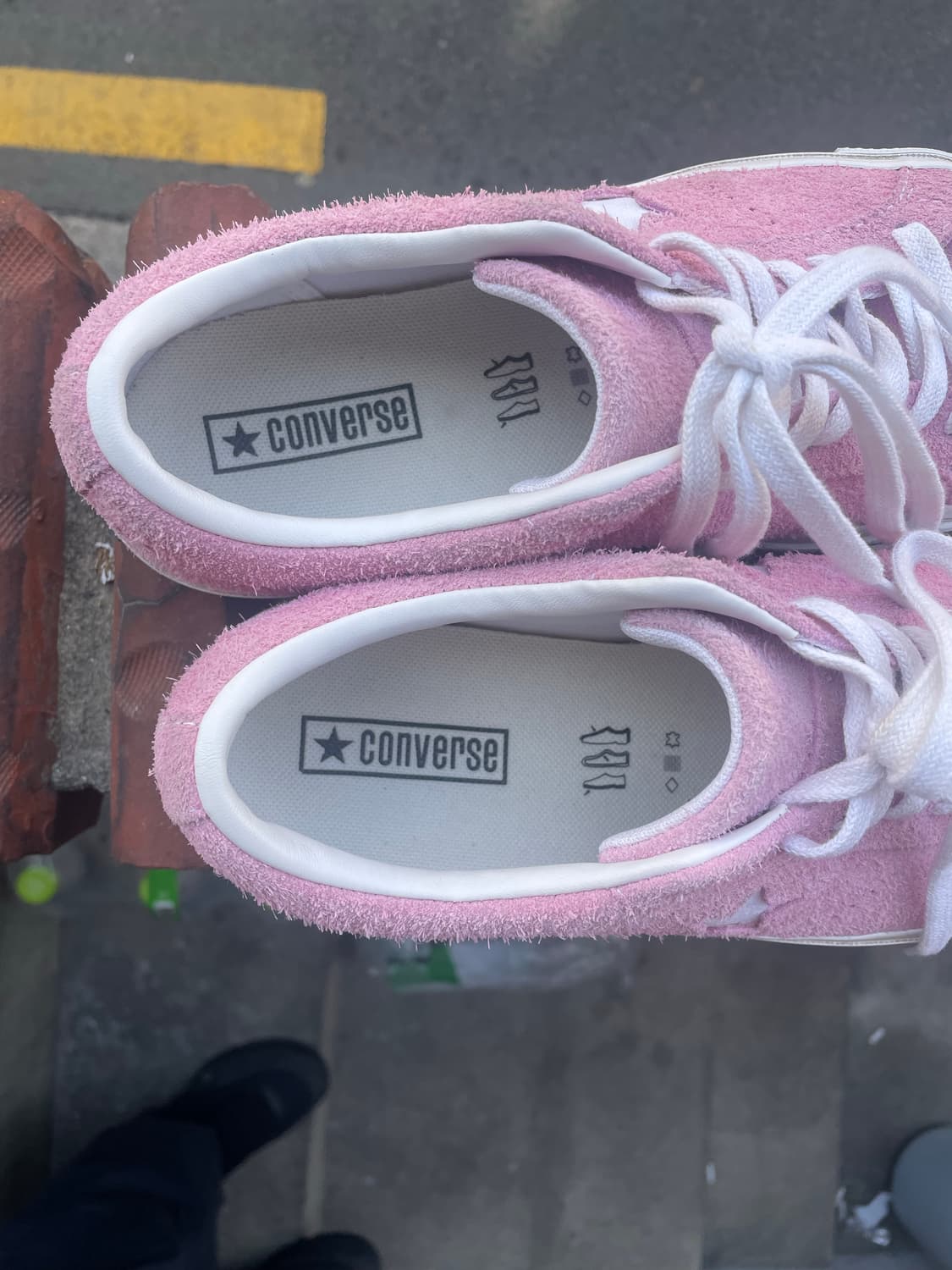 컨버스 원스타 핑크 스웨이드 260mm 상품이미지2