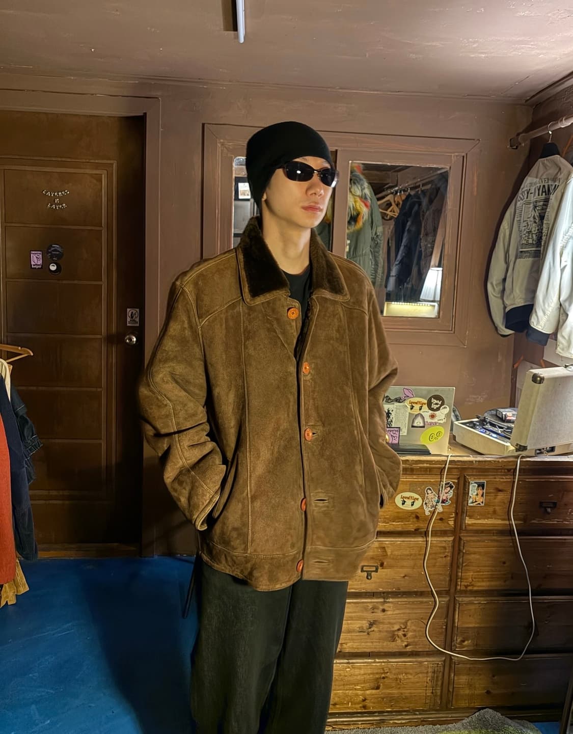 LAMB SUEDE LAMB FUR JACKET 상품이미지2