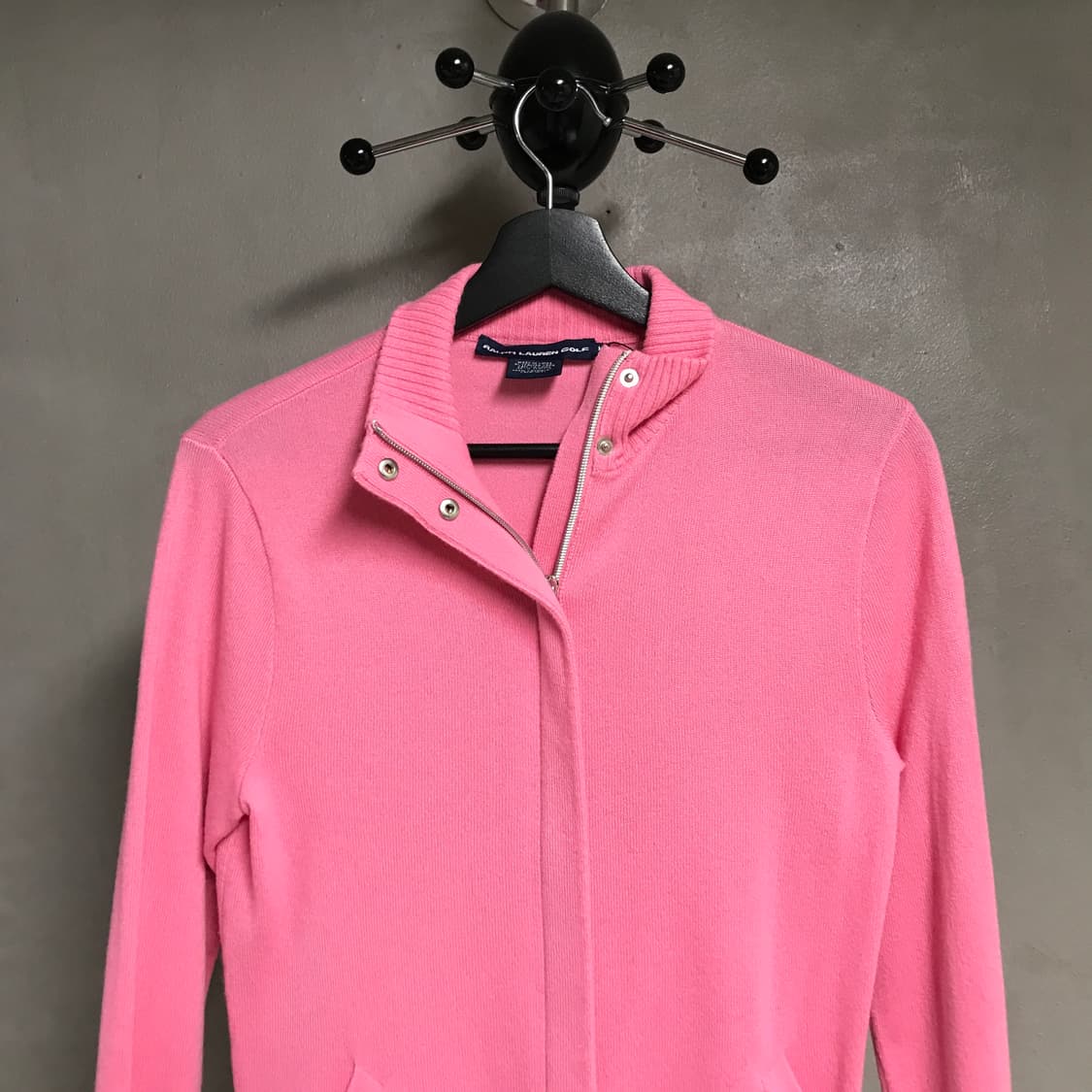 폴로 랄프로렌 니트 집업 핑크 M(W) 상품이미지2