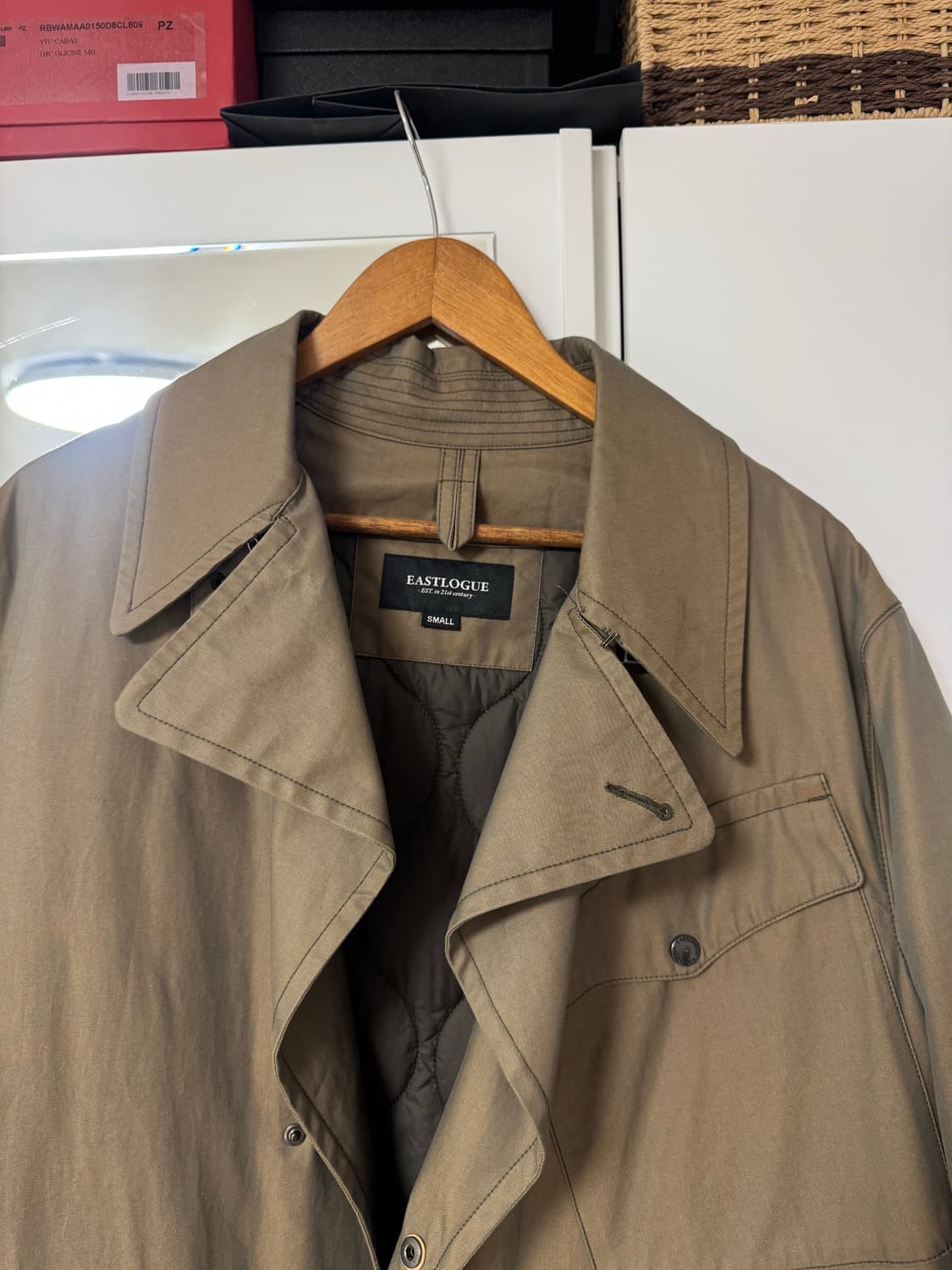 이스트로그 밀리터리 트렌치 코트 상품이미지6