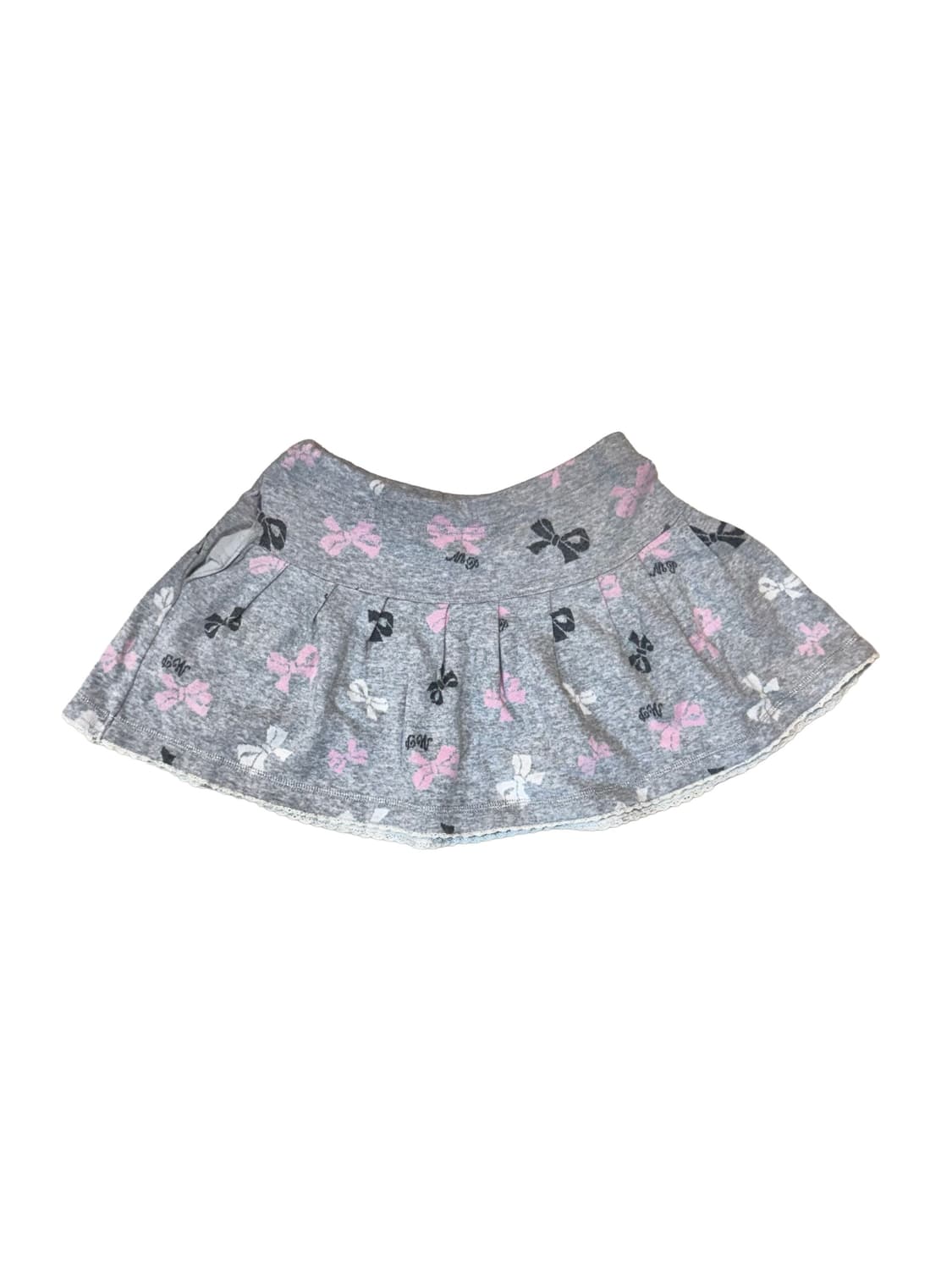 메조피아노 리본 프린트 스커트 상품이미지1