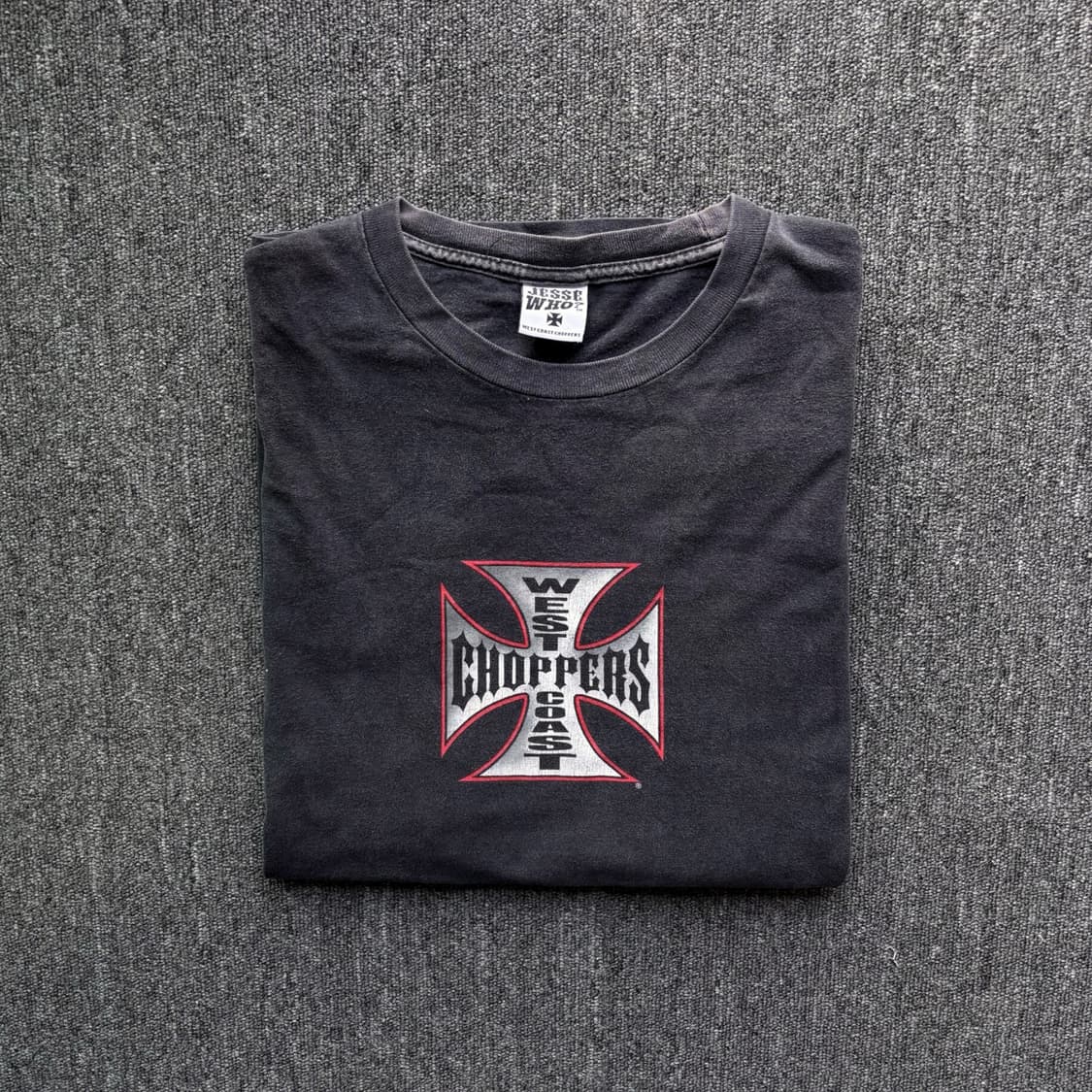 2XL)90's 웨스트코스트챠퍼스 빈티지 티셔츠 상품이미지1