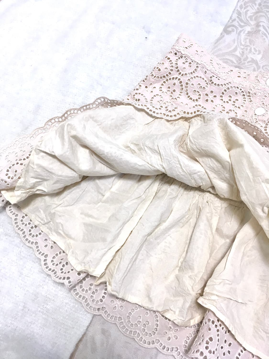 핑크베이지 페어리 프릴 스커트  상품이미지5