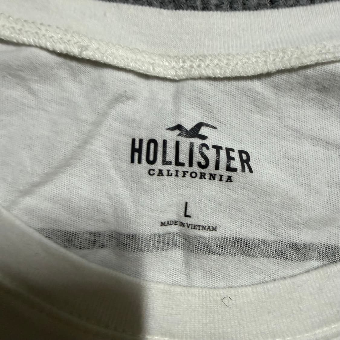 홀리스터 화이트 긴팔티 상품이미지4