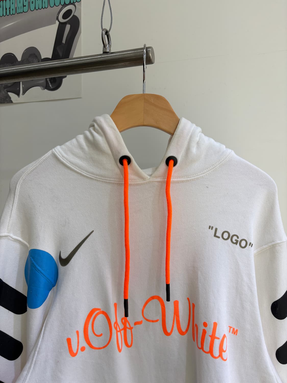 NIKE X OFF WHITE 후드티셔츠 상품이미지2