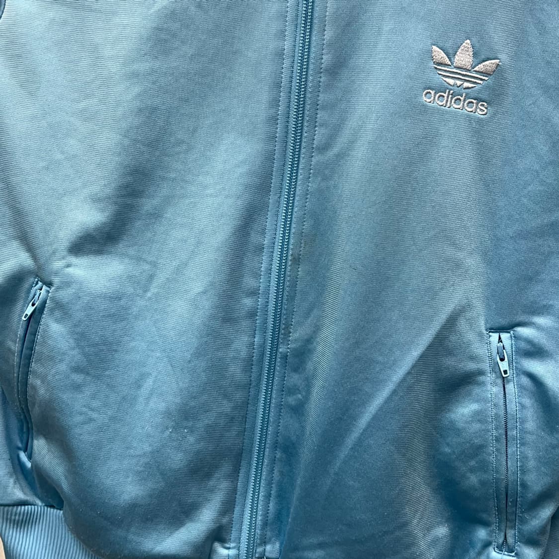 아디다스 파이어버드 빅로고 스카이블루 트랙탑 져지 100 상품이미지6