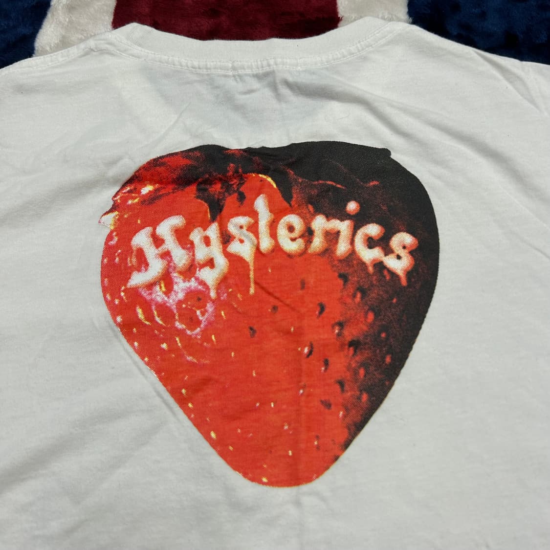 [여성L]히스테릭 글래머 스컬x베리 반팔/화이트 상품이미지4