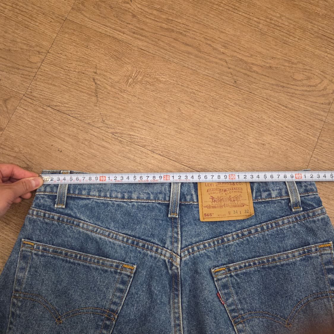 90s 리바이스 565 made in usa 표기34사이즈 상품이미지7