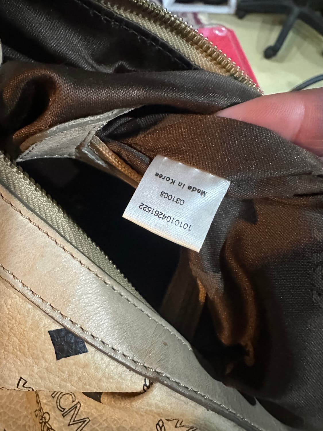 MCM 아이보리 숄더백 상품이미지9