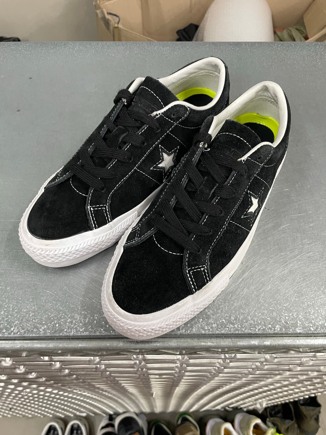 컨버스 원스타 스웨이드 블랙 250 상품이미지2