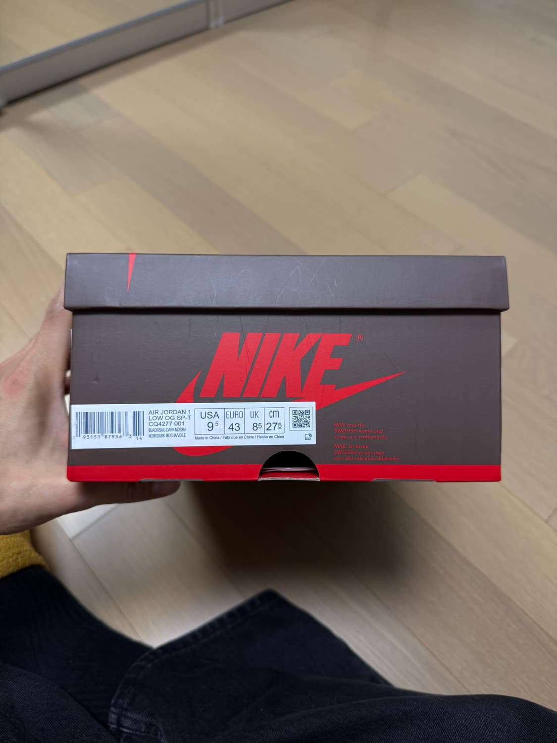 조던 1 로우 스캇 모카 상품이미지10