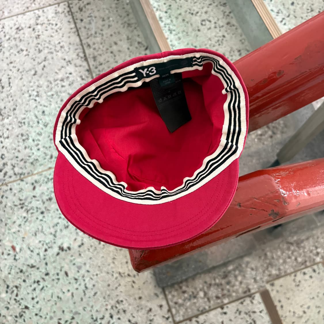 Y3 요지야마모토 레그 뱃지 베레모 상품이미지3