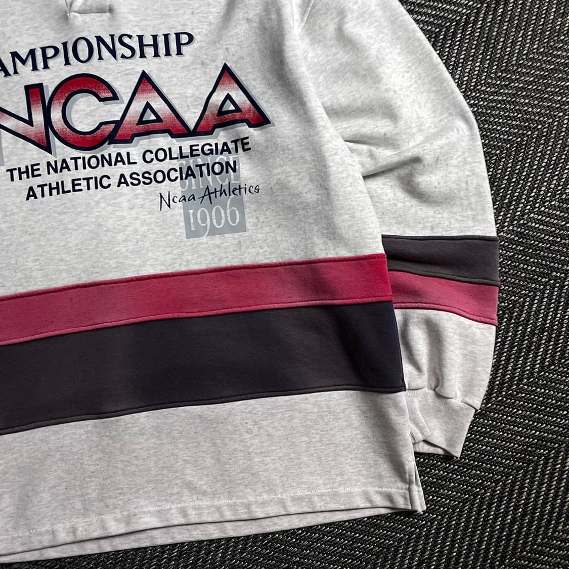 NCAA USA 빈티지 페이딩 컬리지 럭비 티셔츠o 2665 상품이미지2