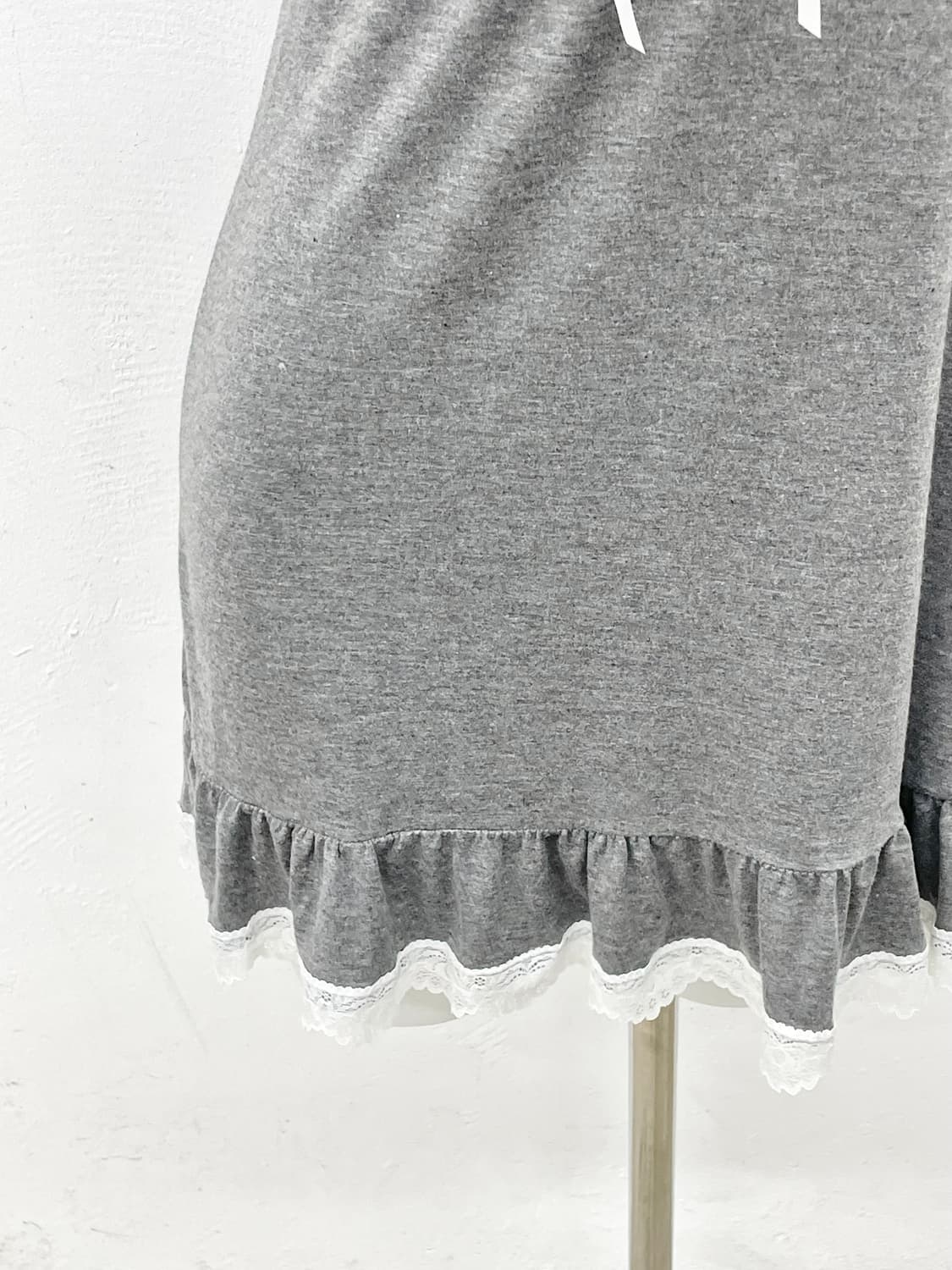 그레이 코지 레이스 슬립 상품이미지3