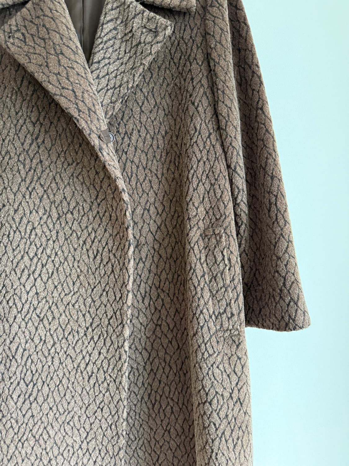 Pre owned 오버사이즈 울 코트 상품이미지3