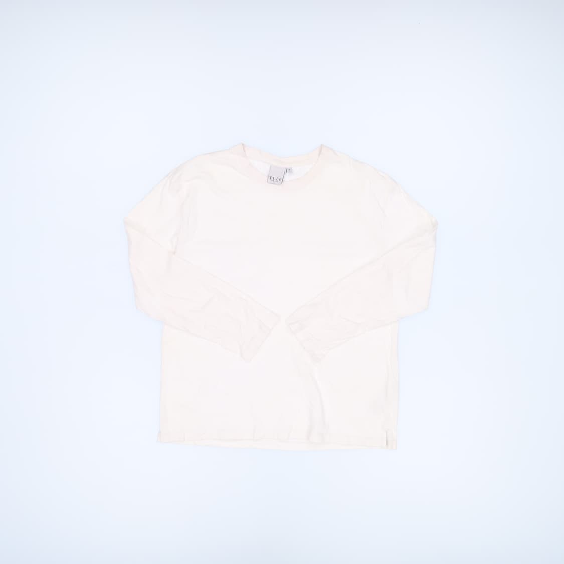 [M] 엘르파리스 남성 라운드 기본 무지 긴팔티 0115J 상품이미지1