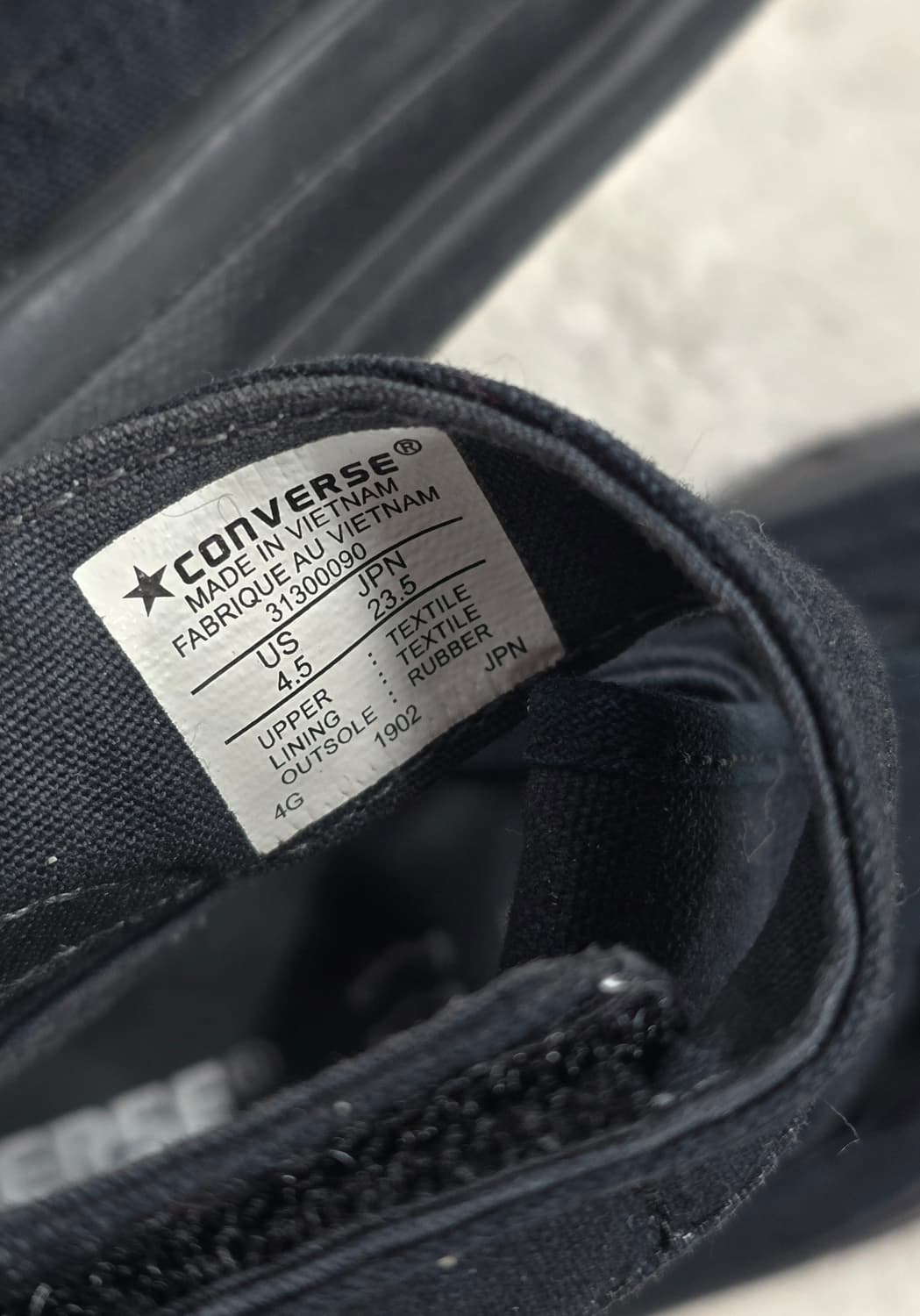 컨버스 올스타 글래디에이터 블랙 235 상품이미지8