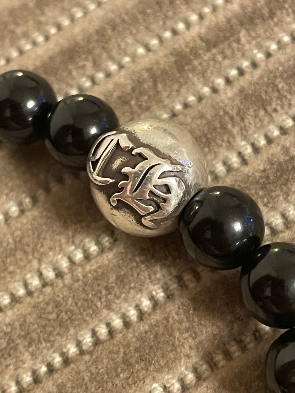 크롬하츠 비즈25 8미리 비즈 팔찌 유럽 홀마크 상품이미지3