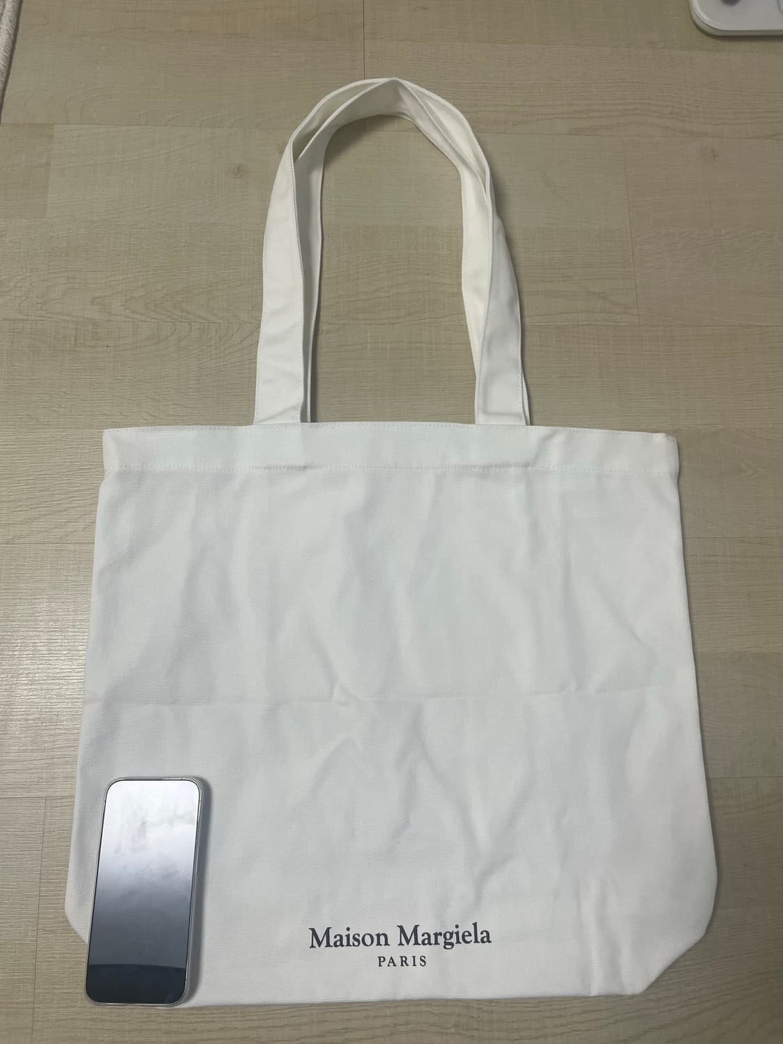 마르지엘라 빅백 코튼백 화이트 상품이미지2