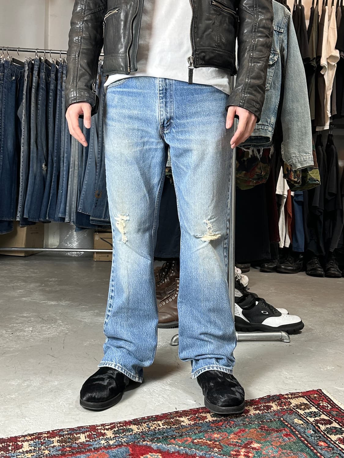 90's USA Made 빈티지 리바이스 517 오렌지탭 상품이미지3