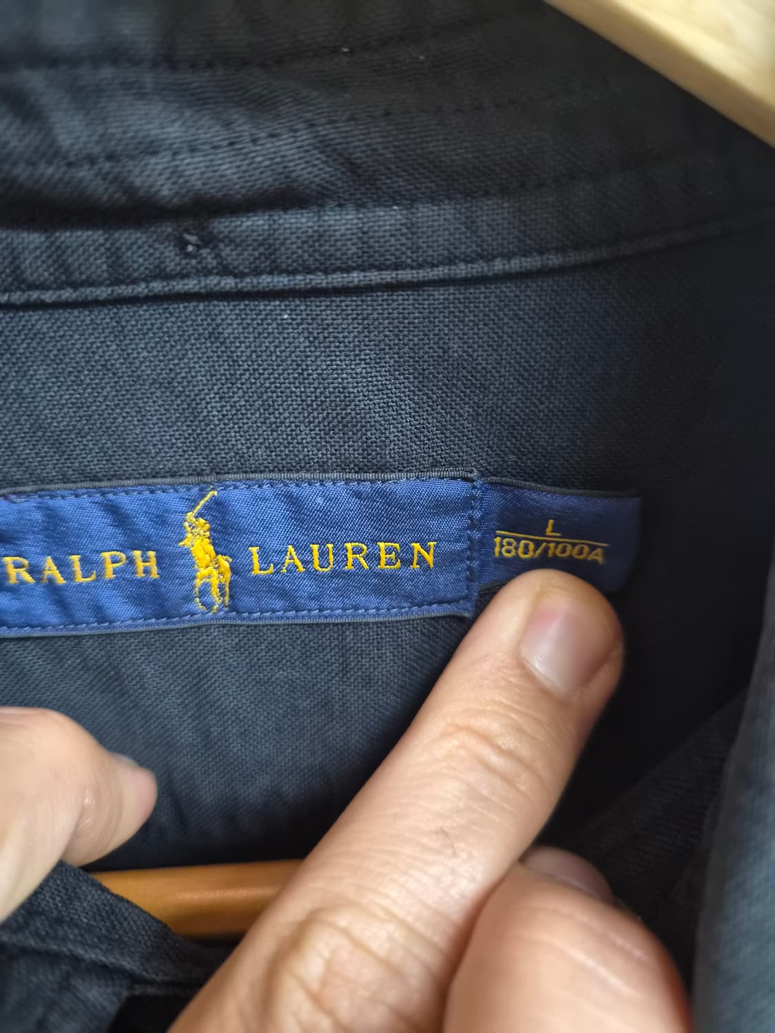 L) 폴로 랄프로렌 뉴욕 불독 자수 셔츠 팝니다 상품이미지5