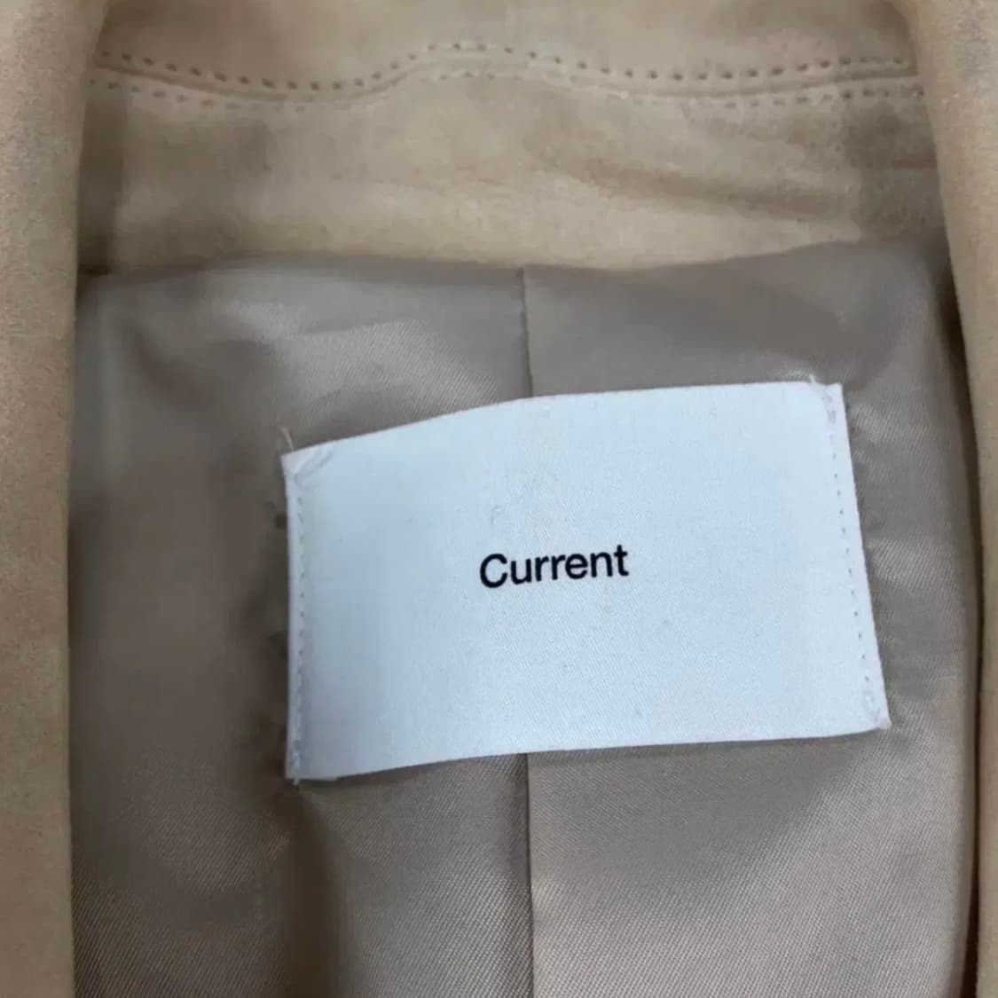 커렌트 베이지 스웨이드 자켓 상품이미지3