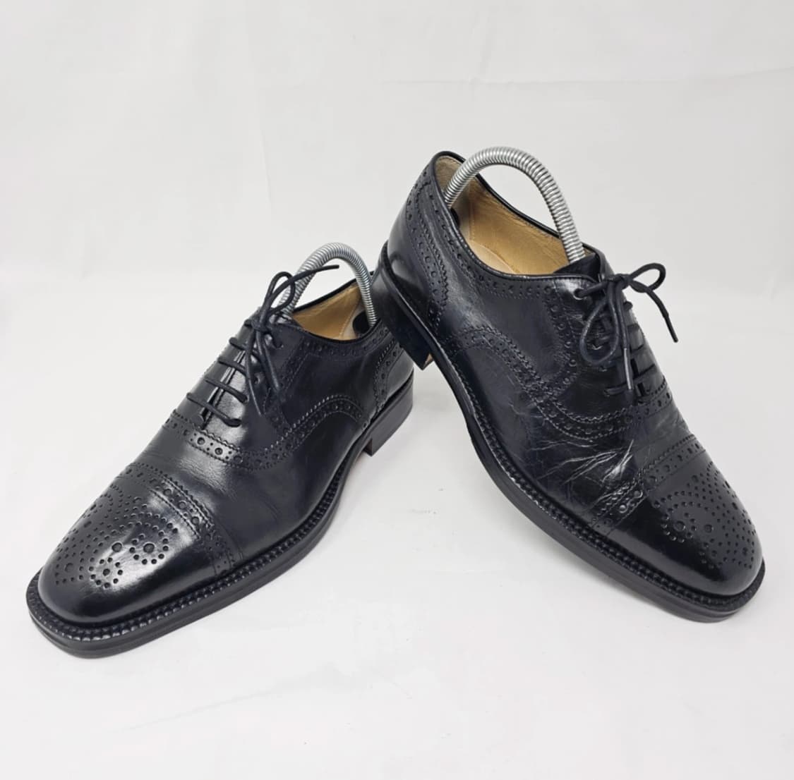 버버리 남성 수제 가죽 구두 40 (255mm) 상품이미지6