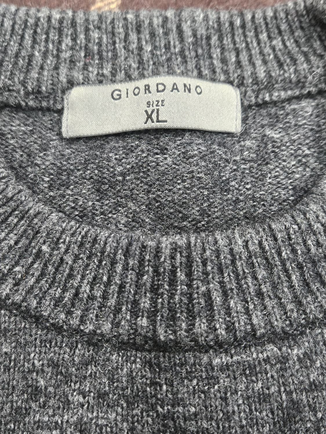 지오다노(Giordano) 울니트 차콜 그레이 XL 상품이미지4