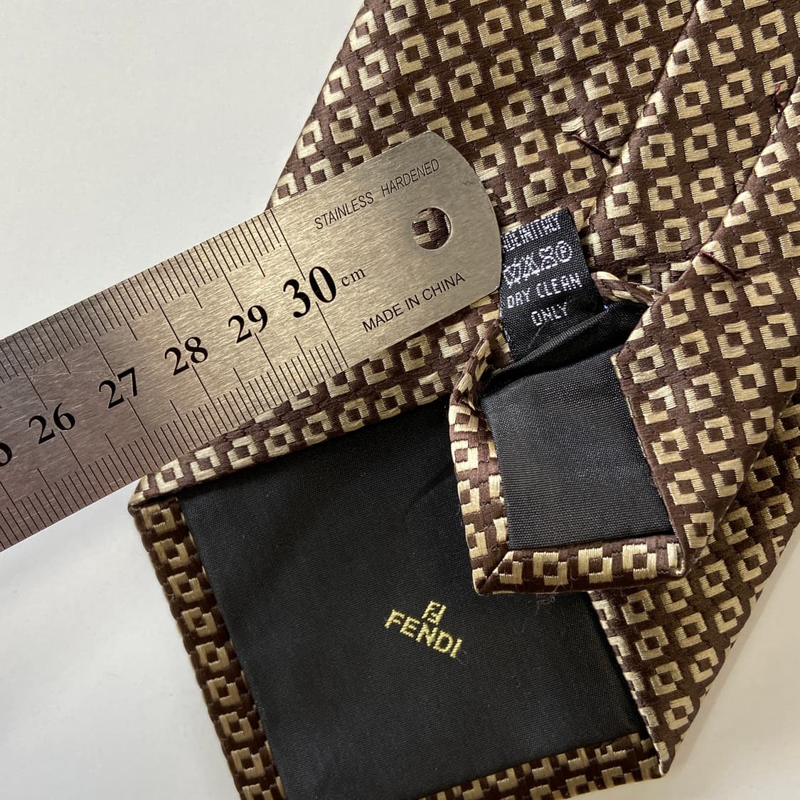 펜디 (FENDI) 모노그램 정품 명품 넥타이 상품이미지5